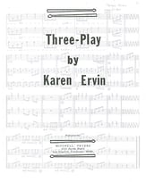 THREE PLAY MIXED PERCUSSION TRIO cover